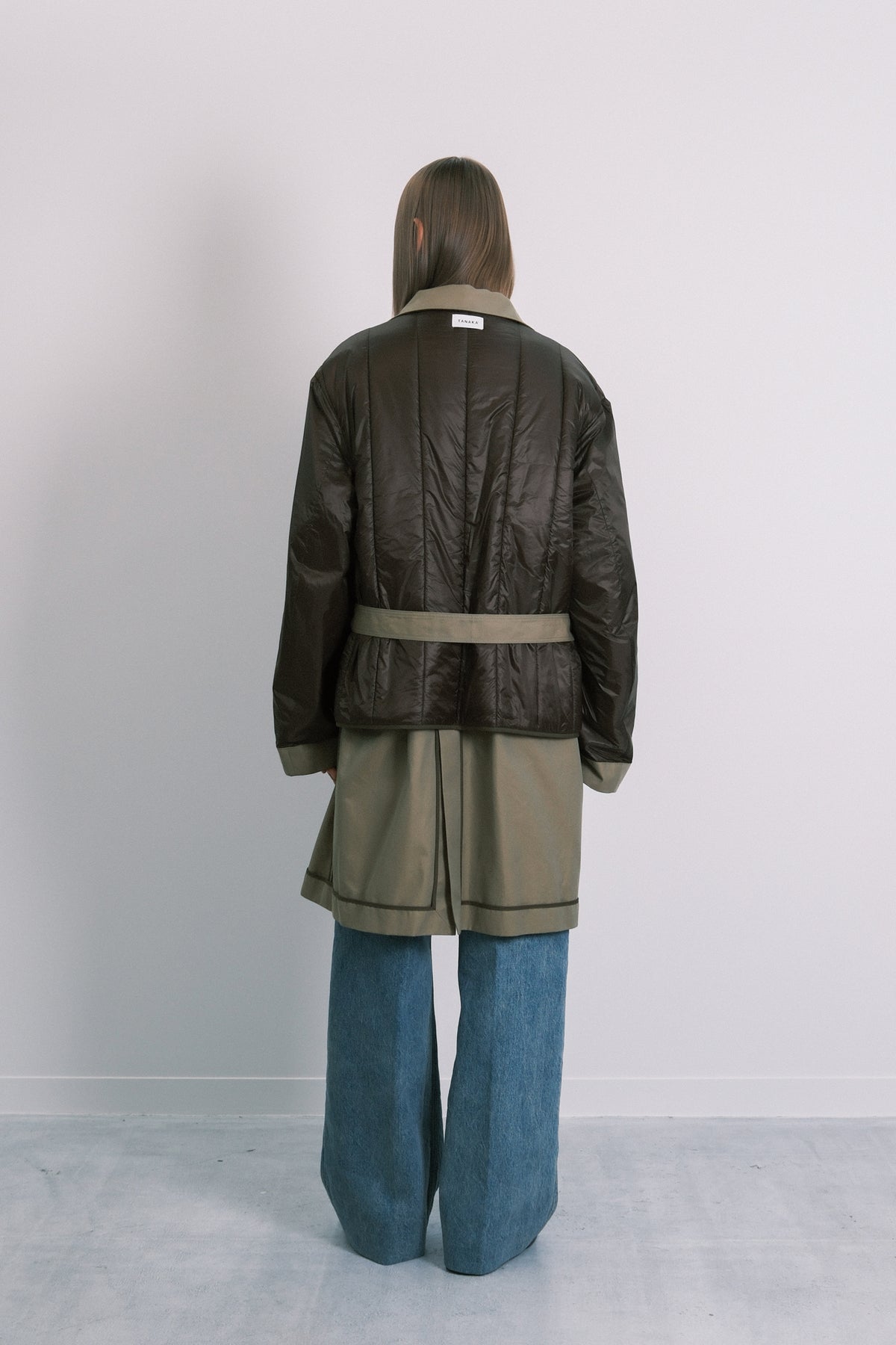 MAC COAT - SAGE(FLOWER) - TANAKA