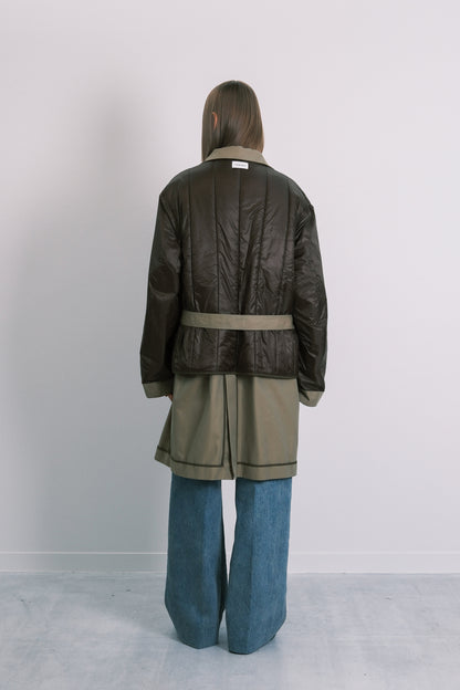 MAC COAT - SAGE(FLOWER) - TANAKA