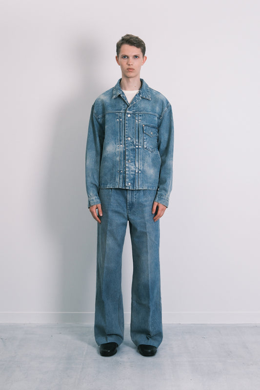 THE JEAN JACKET - DUSTY BLUE