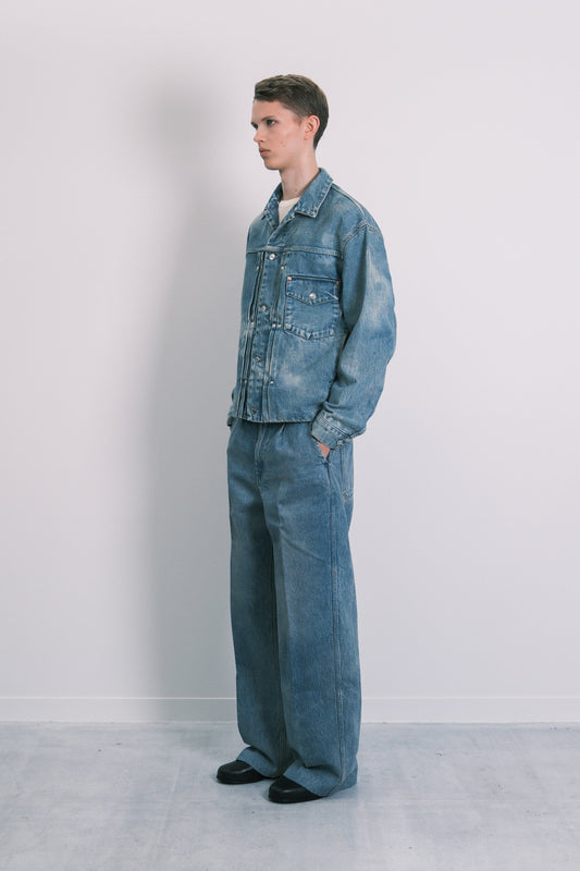 THE JEAN JACKET - DUSTY BLUE