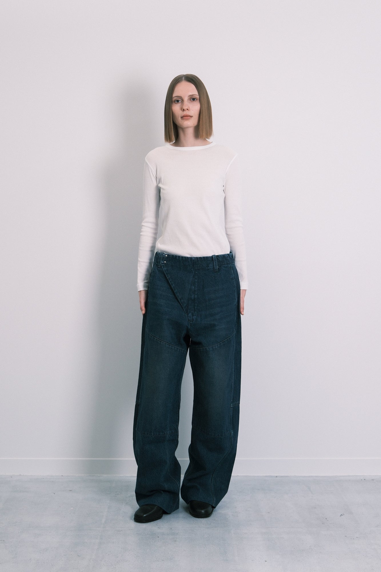 UTILITY JEAN TROUSERS - DARK BLUE