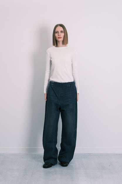 UTILITY JEAN TROUSERS - DARK BLUE