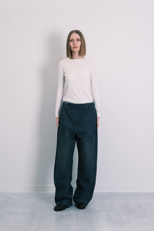UTILITY JEAN TROUSERS - DARK BLUE