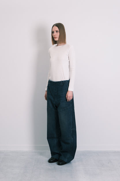 UTILITY JEAN TROUSERS - DARK BLUE