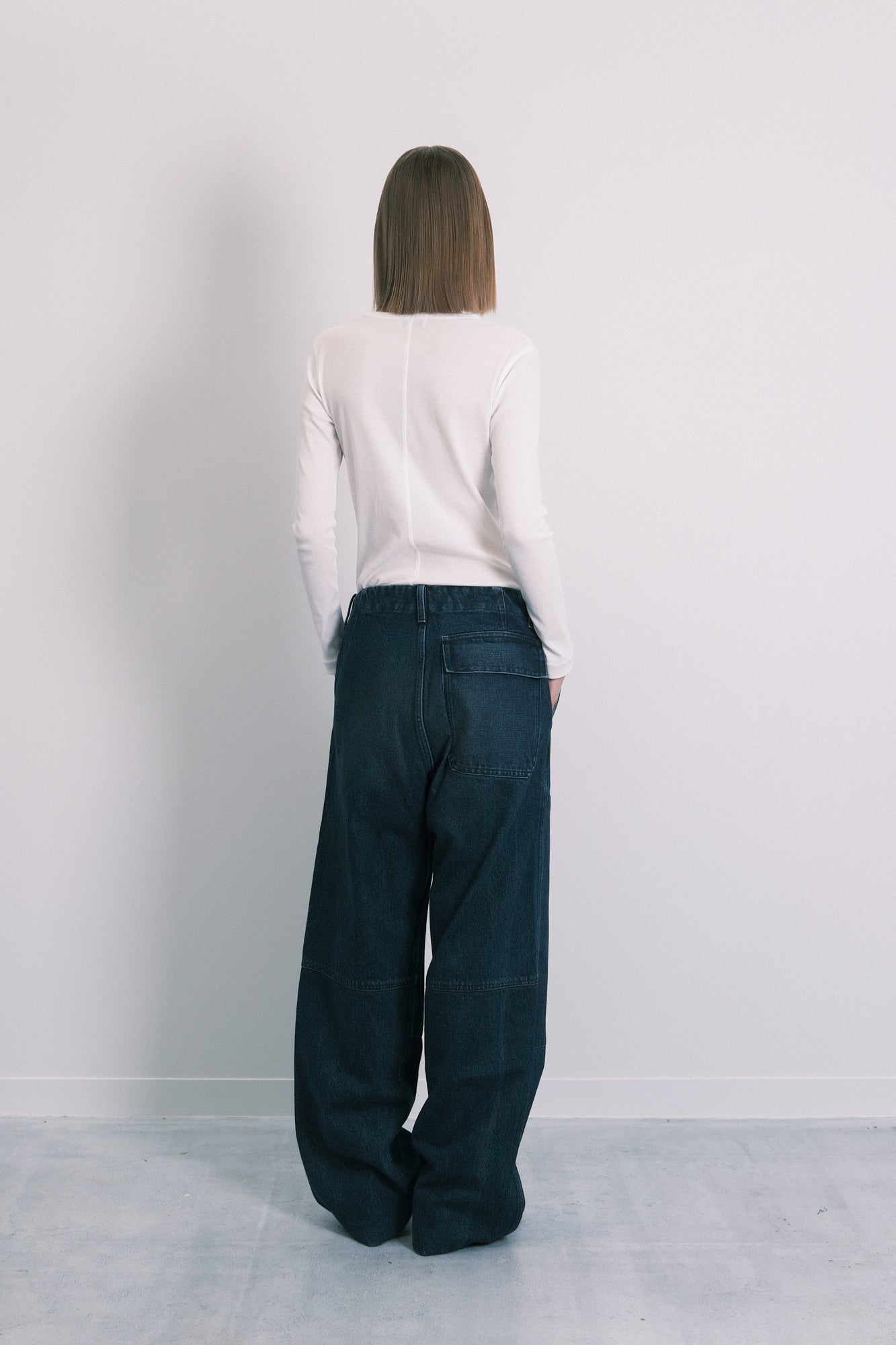 UTILITY JEAN TROUSERS - DARK BLUE