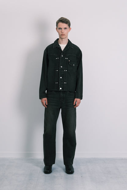 THE JEAN JACKET - DUSTY BLACK