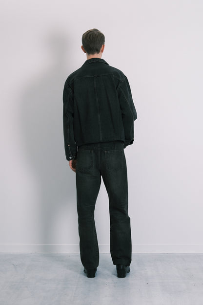 THE JEAN JACKET - DUSTY BLACK
