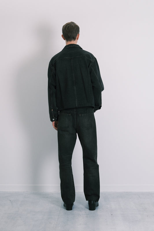 THE JEAN JACKET - DUSTY BLACK