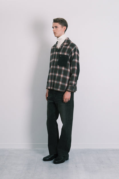 SHIRT JACKET - GREEN OMBRE