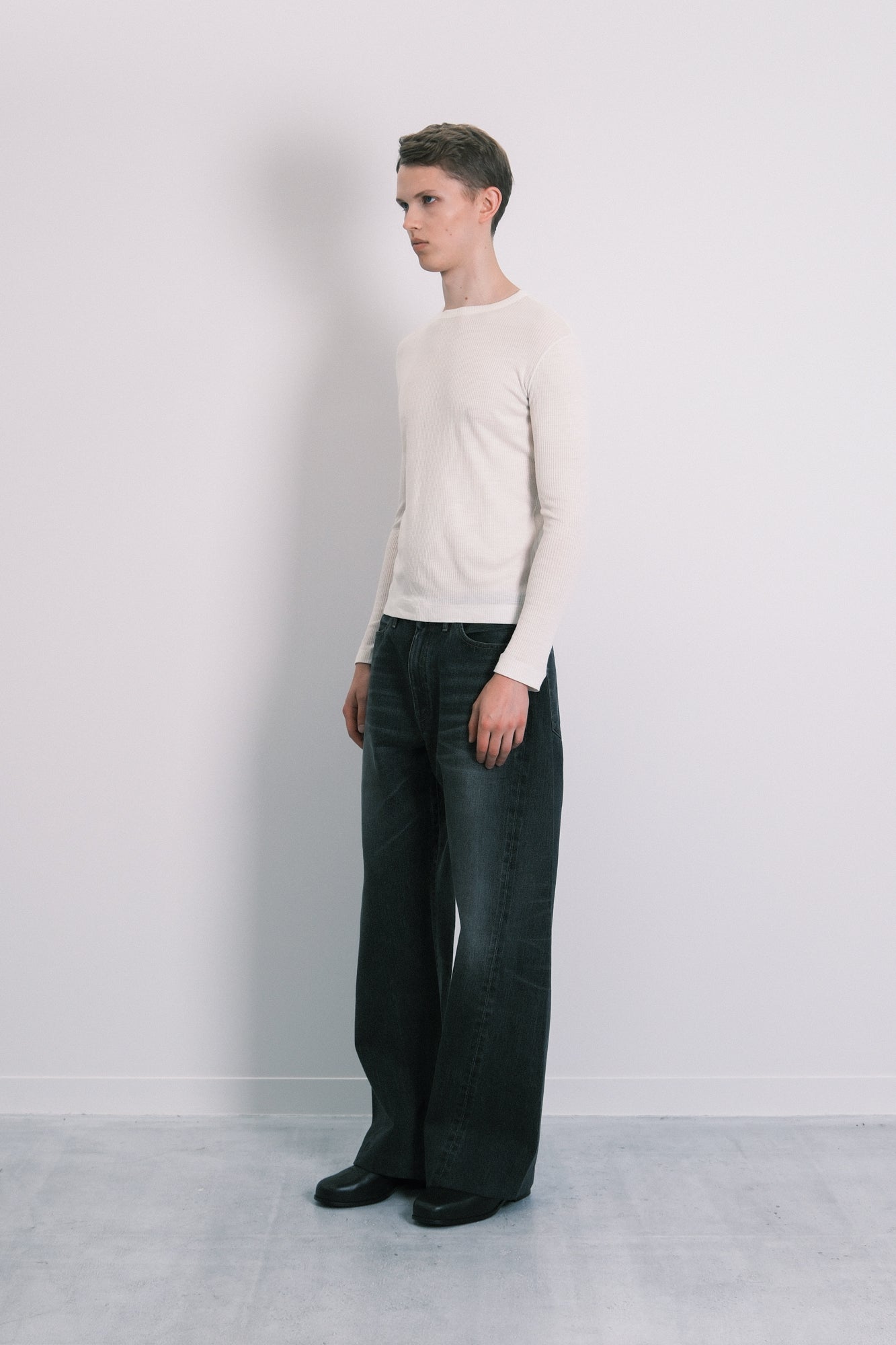 BOY JEAN TROUSERS - DARK GRAY
