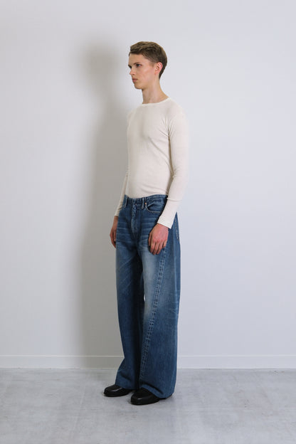 BOY JEAN TROUSERS - VINTAGE MID BLUE - TANAKA