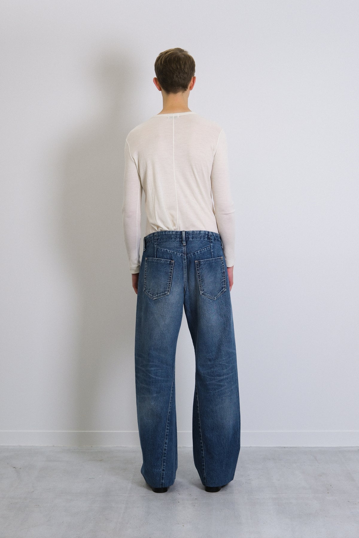 BOY JEAN TROUSERS - VINTAGE MID BLUE - TANAKA