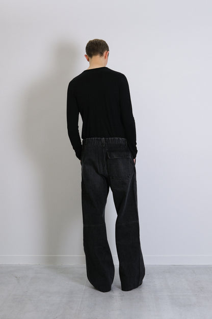 UTILITY JEAN TROUSERS - DARK GRAY