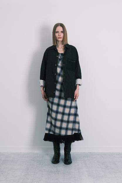 SHIRT JACKET - BLACK
