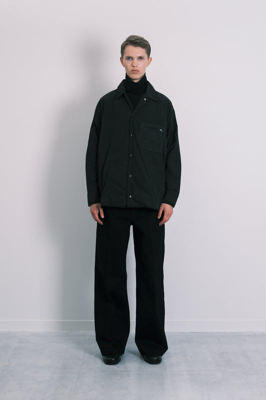 SHIRT JACKET - BLACK