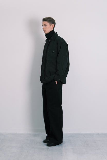 SHIRT JACKET - BLACK