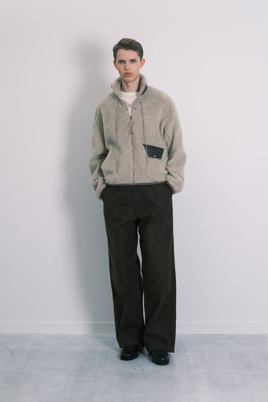 FLEECE JACKET - NATURAL
