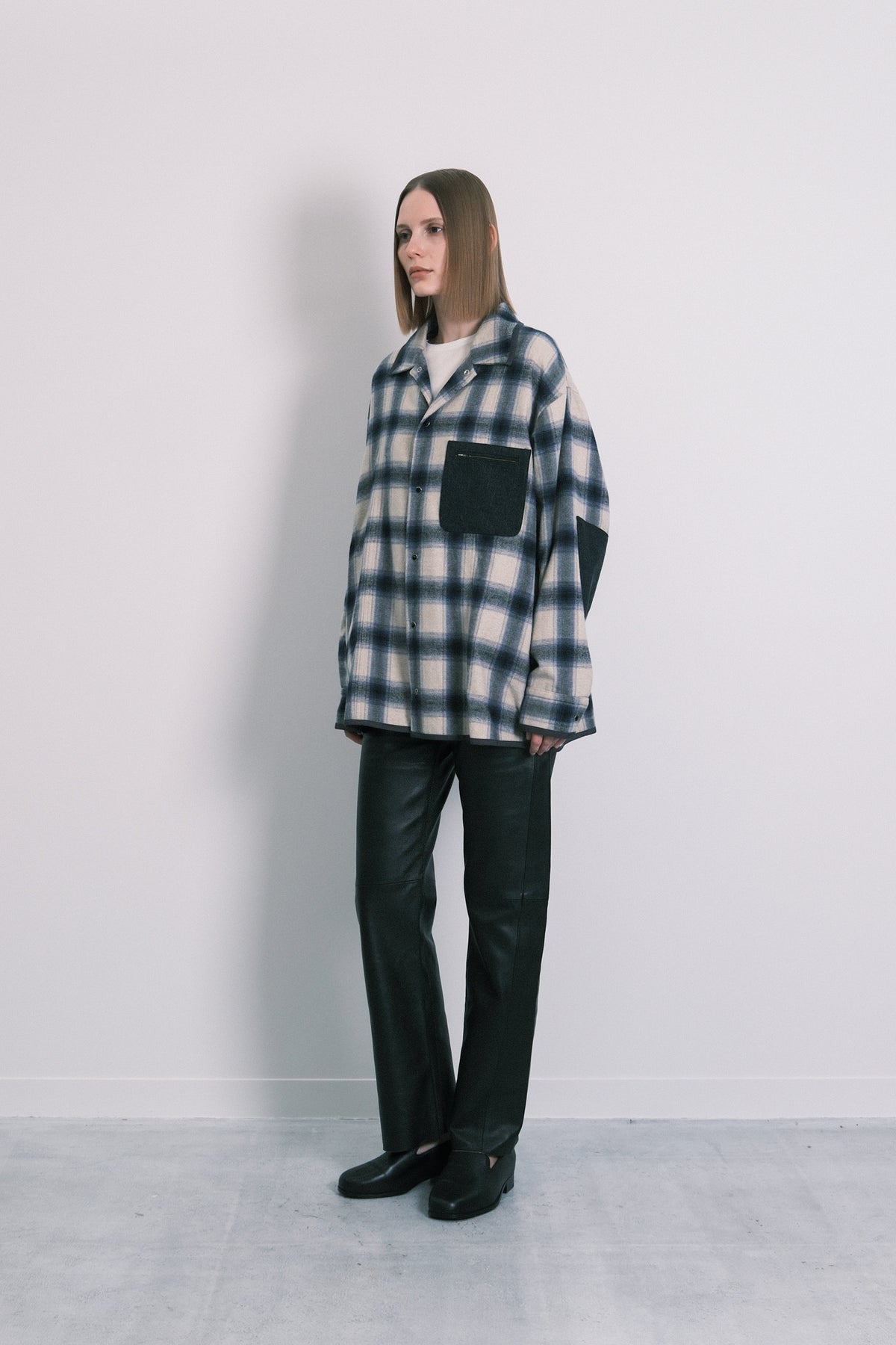 SHIRT JACKET - BLUE OMBRE