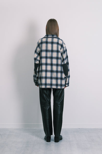 SHIRT JACKET - BLUE OMBRE