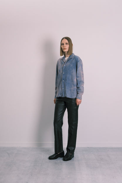 THE SHIRTS - BLUE STRIPE (FLOWER)