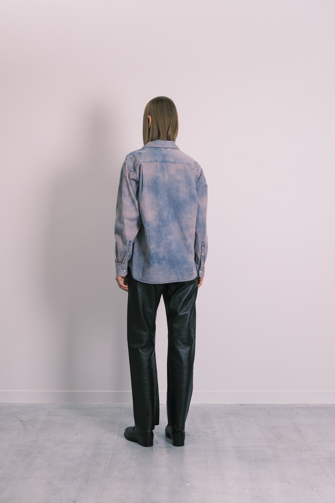 THE SHIRTS - BLUE STRIPE (FLOWER)