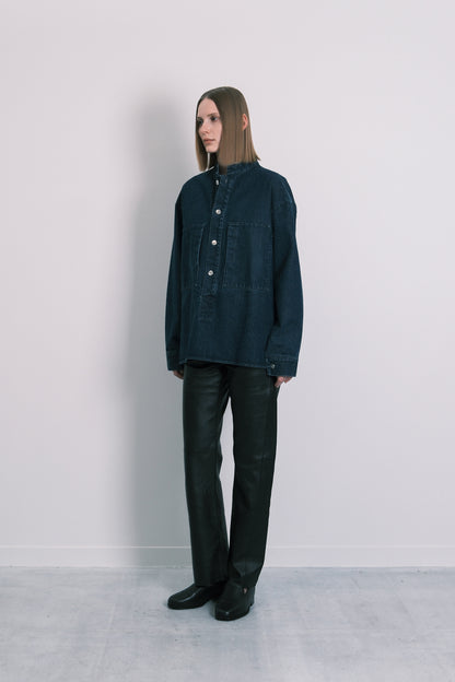 POPOVER WORK SHIRT - DARK BLUE