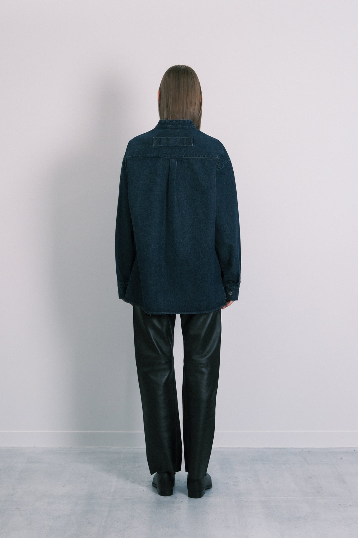 POPOVER WORK SHIRT - DARK BLUE