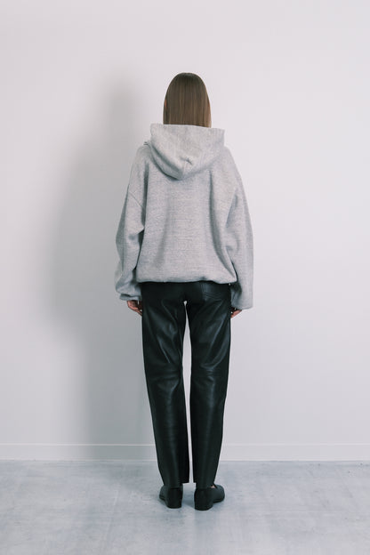 THE SWEAT HOODIE - HEATHER GRAY(FLOWER) - TANAKA