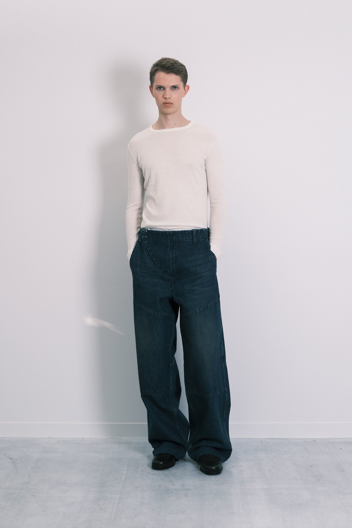 UTILITY JEAN TROUSERS - DARK BLUE