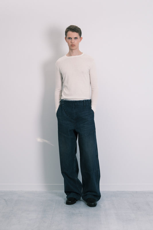 UTILITY JEAN TROUSERS - DARK BLUE