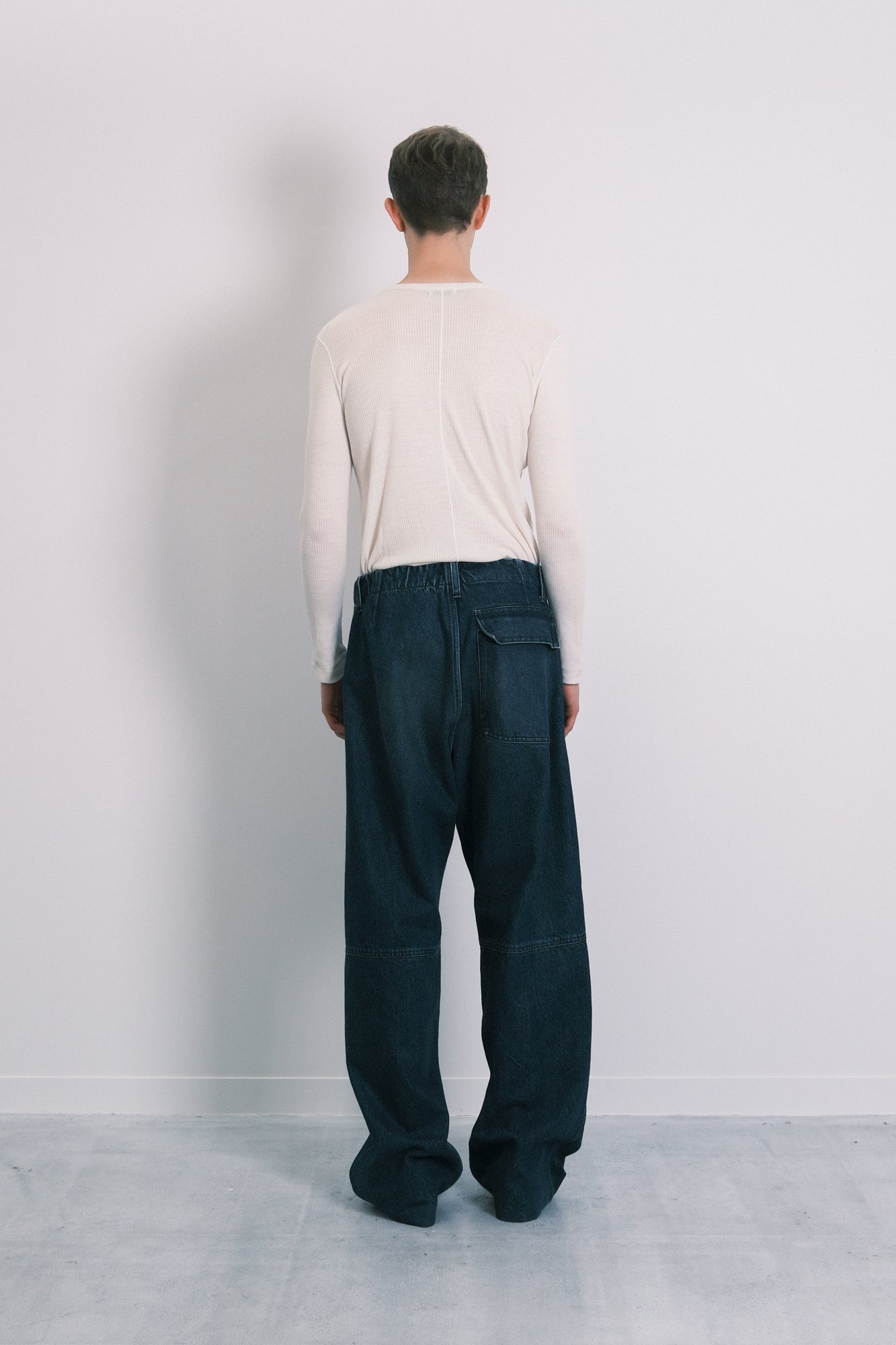 UTILITY JEAN TROUSERS - DARK BLUE