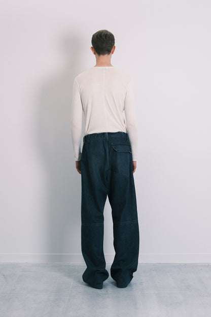 UTILITY JEAN TROUSERS - DARK BLUE