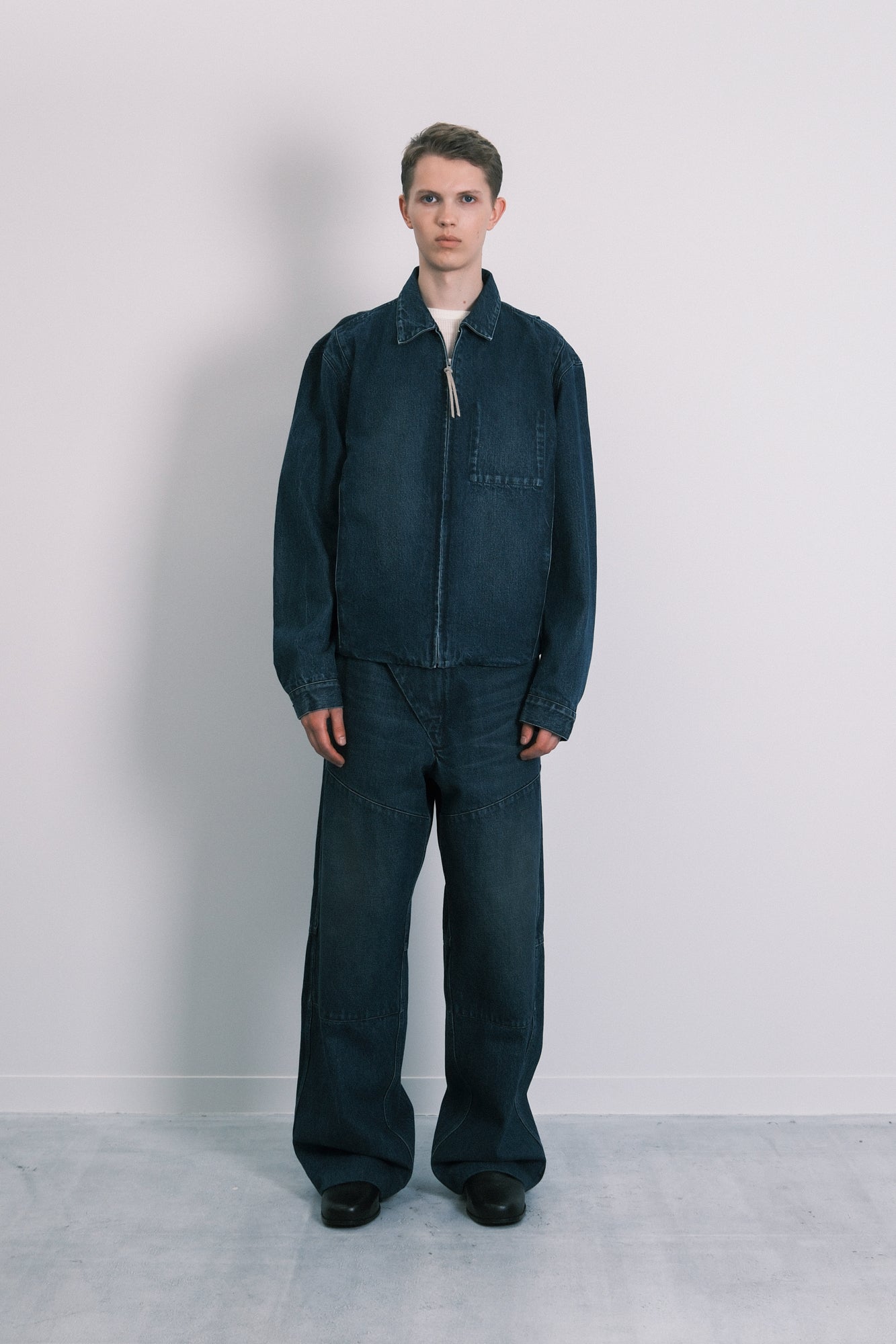 UTILITY JEAN JACKET - DARK BLUE