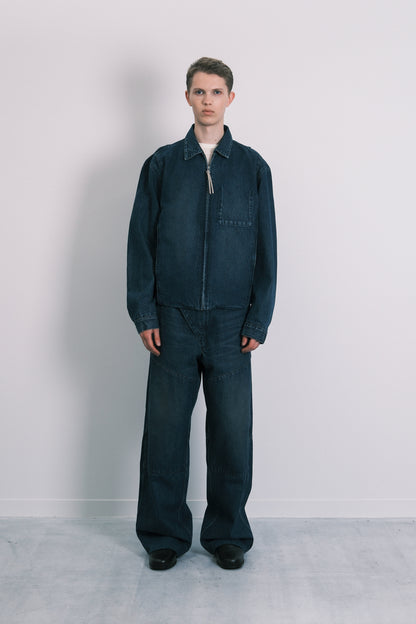UTILITY JEAN JACKET - DARK BLUE
