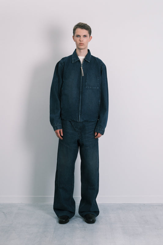 UTILITY JEAN JACKET - DARK BLUE