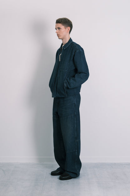 UTILITY JEAN JACKET - DARK BLUE