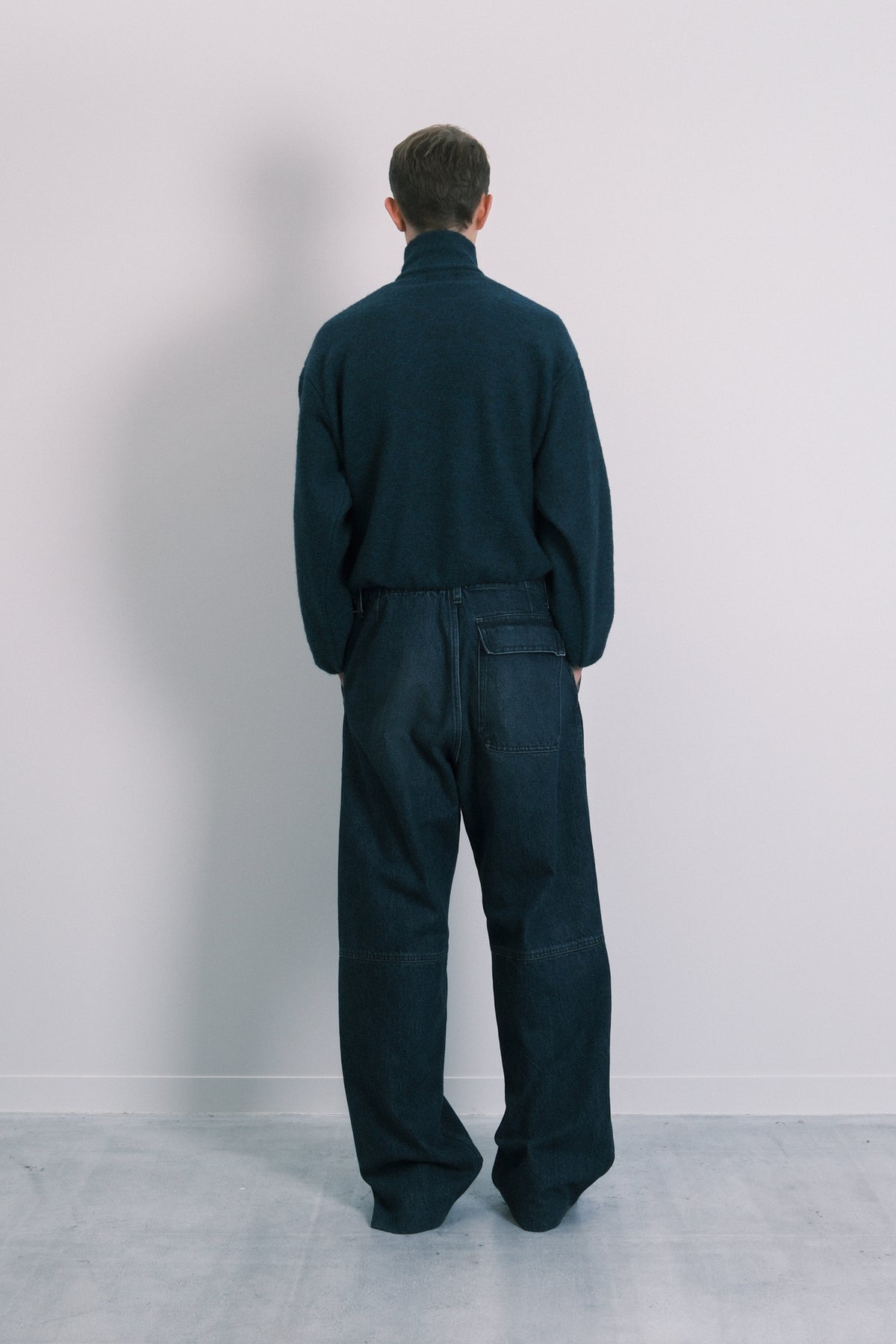 FLEECE PULLOVER - PEACOCK