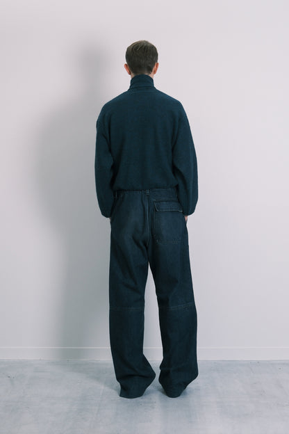 FLEECE PULLOVER - PEACOCK