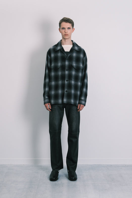 DOUBLE POCKET SHIRT - BLACK OMBRE