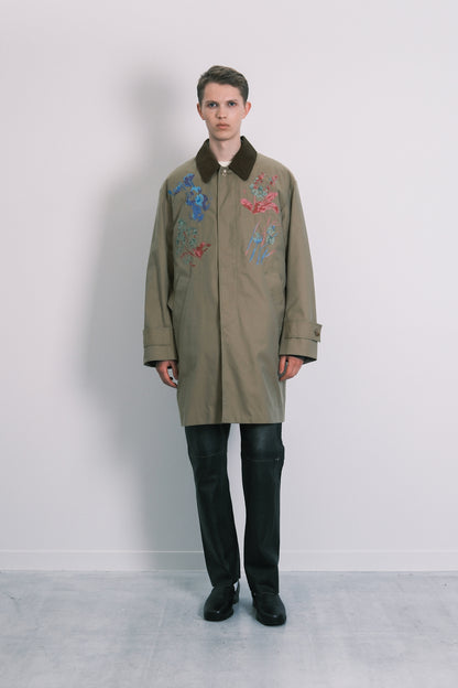 MAC COAT - SAGE(FLOWER) - TANAKA