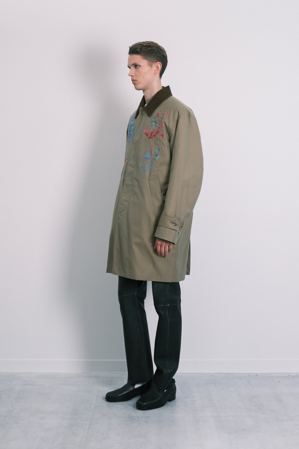 MAC COAT - SAGE(FLOWER) - TANAKA
