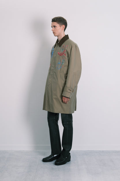 MAC COAT - SAGE(FLOWER) - TANAKA
