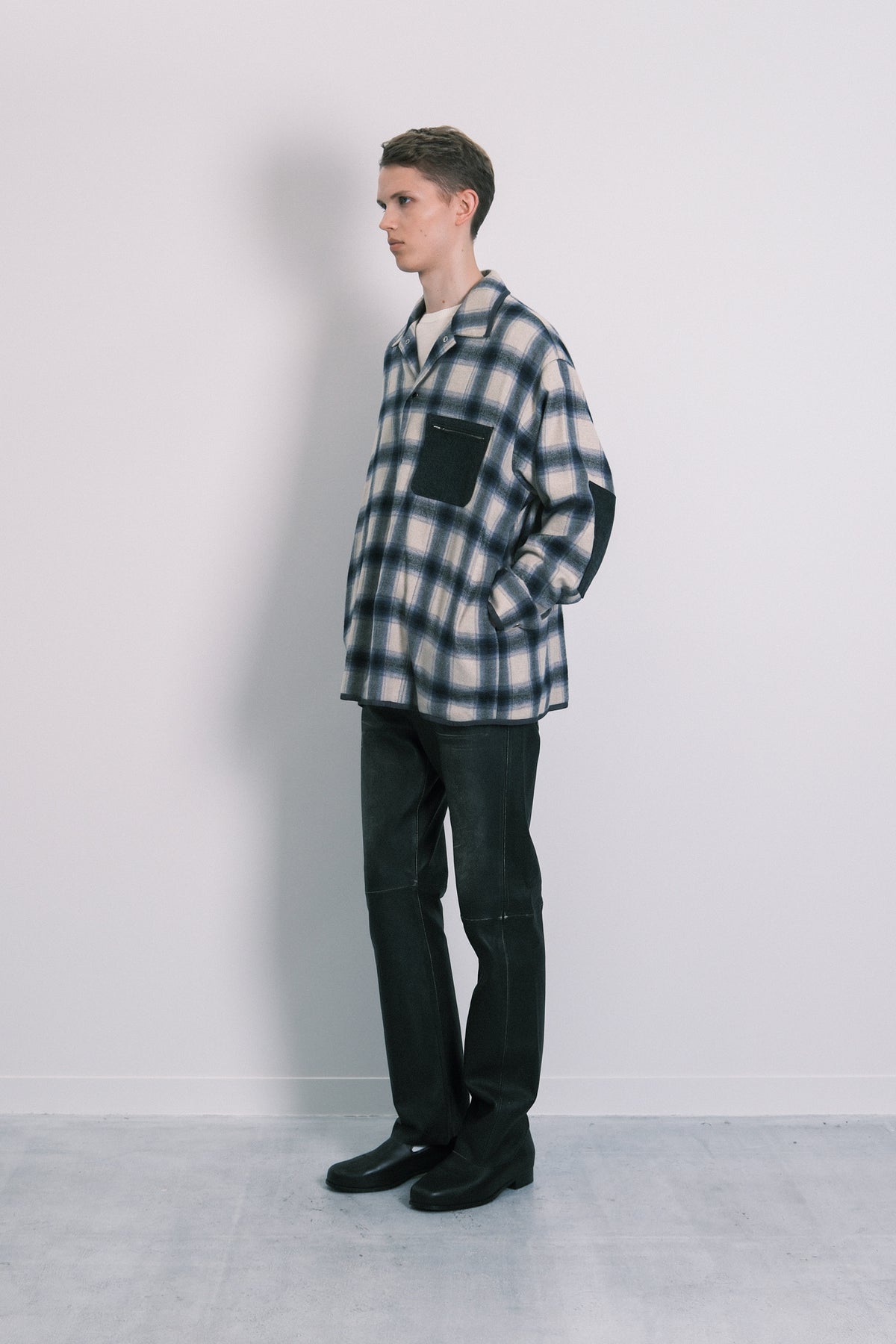 SHIRT JACKET - BLUE OMBRE