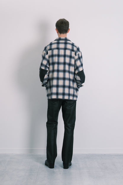 SHIRT JACKET - BLUE OMBRE
