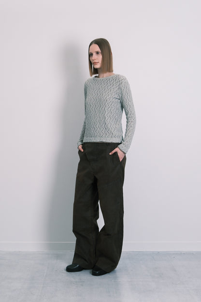 LONG SLEEVE TEE - SHEER MINT