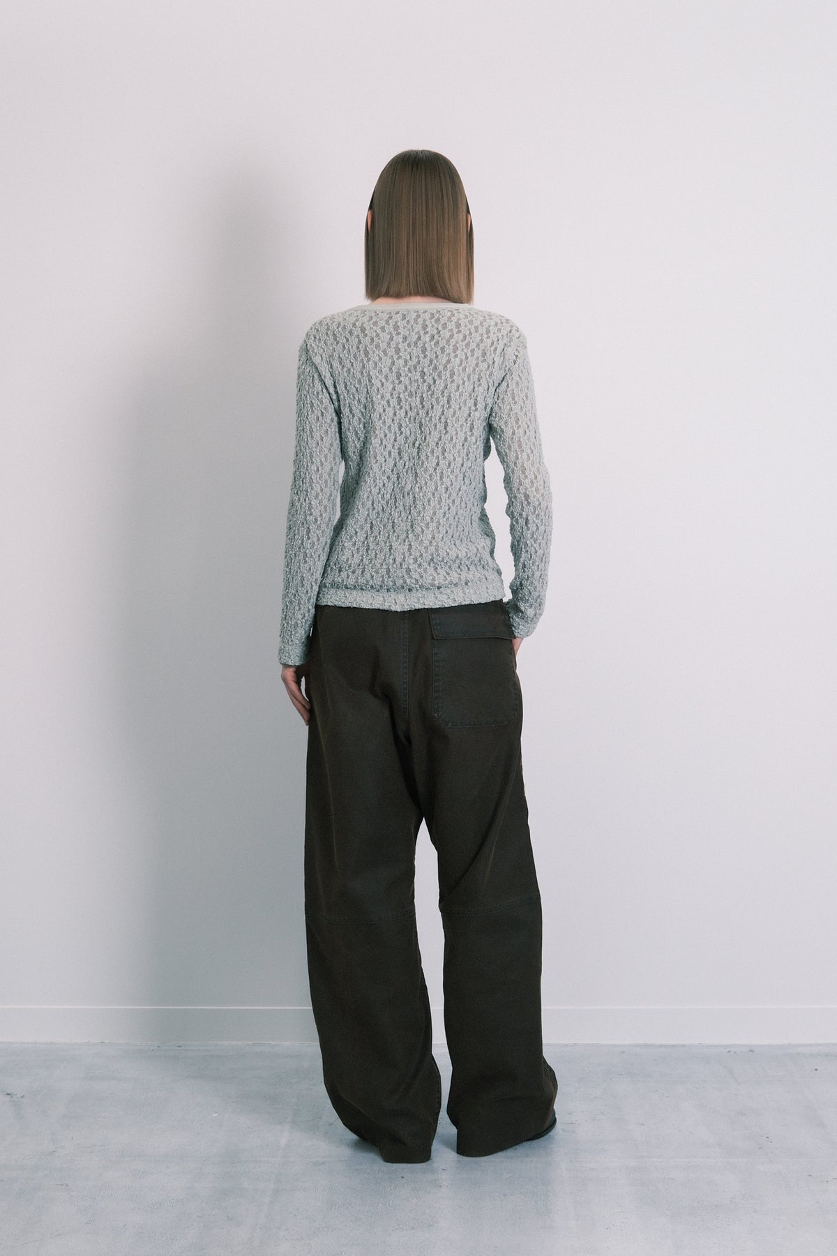 LONG SLEEVE TEE - SHEER MINT