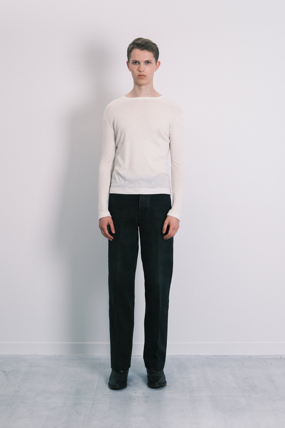 THE JEAN TROUSERS - BLACK - TANAKA