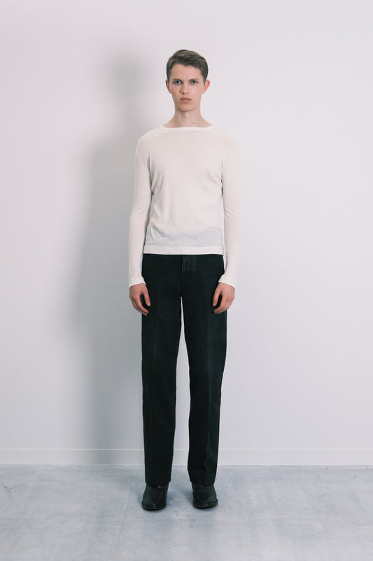 THE JEAN TROUSERS - BLACK - TANAKA