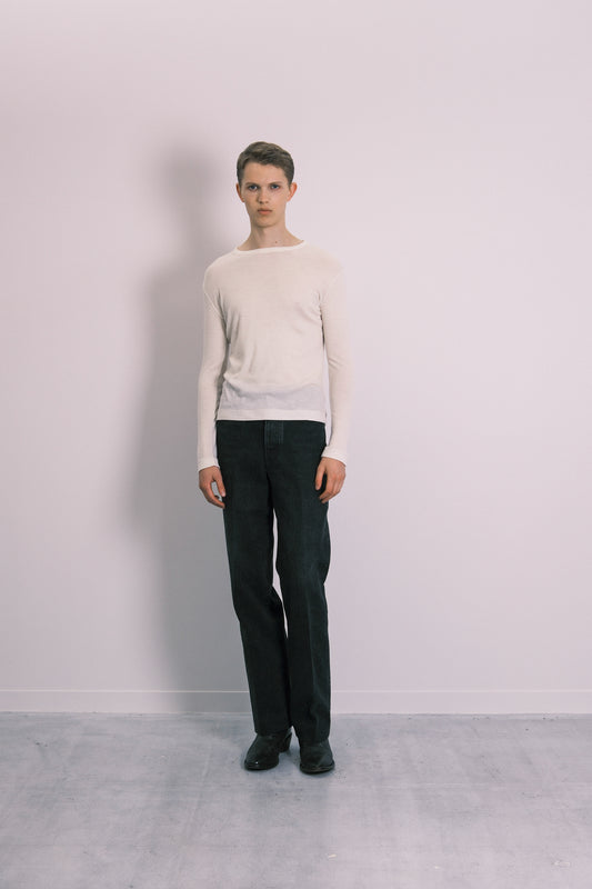 THE JEAN TROUSERS - BLACK
