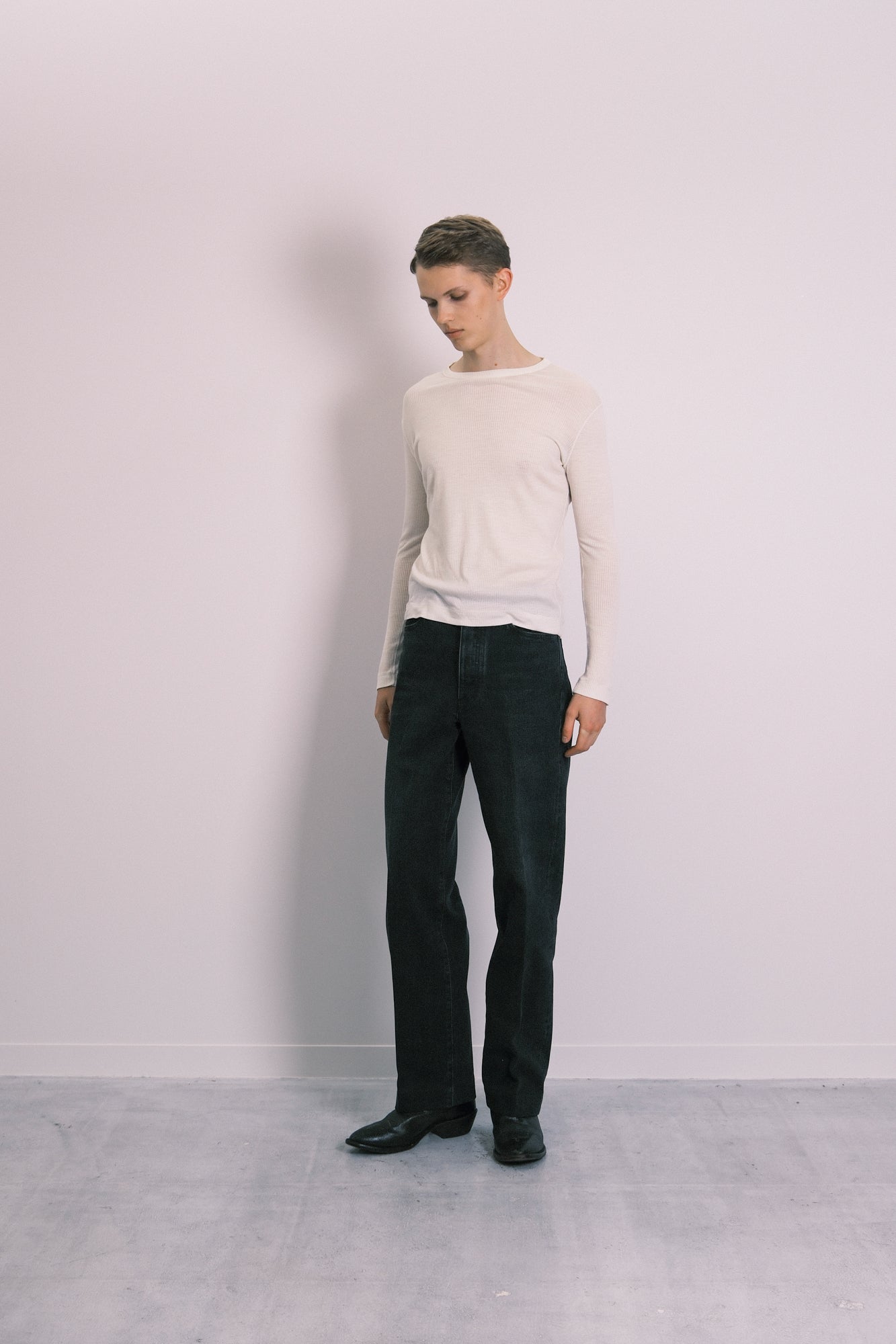 THE JEAN TROUSERS - BLACK - TANAKA